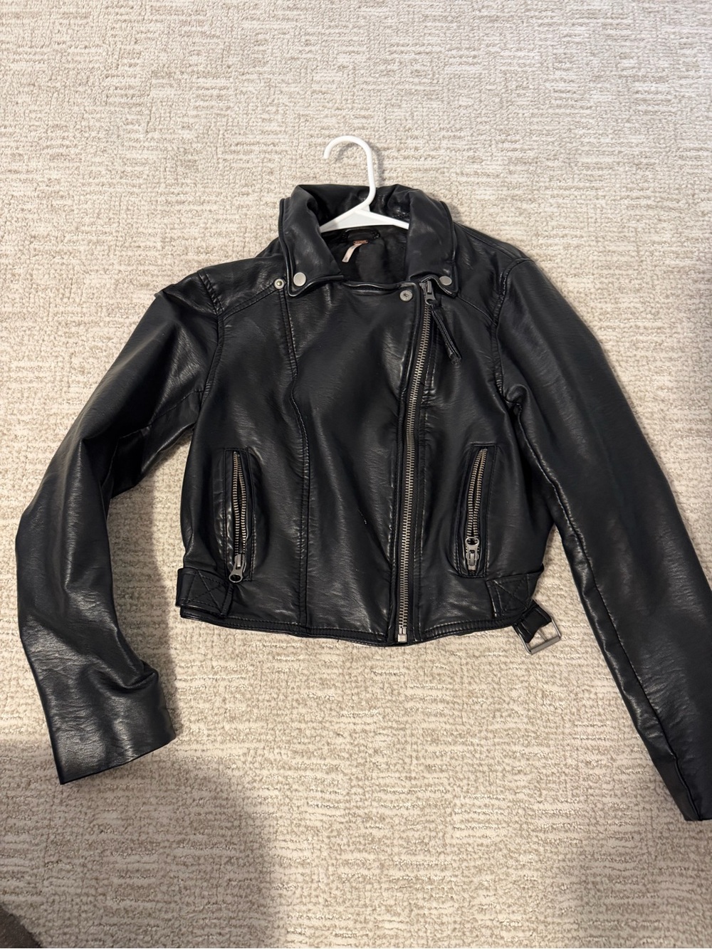 FREE PEOPLE LEATHER JACKET